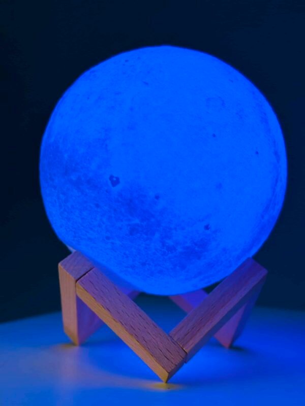 Rechargeable 3D Moon Lamp With Remote -18 CM