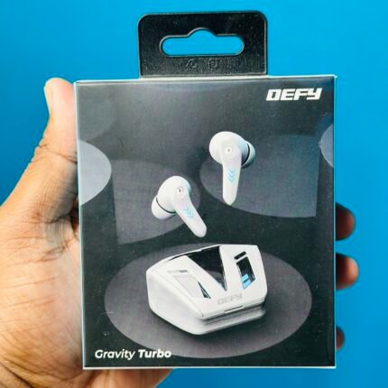 DEFY Gravity Turbo With Low Latency True Wireless Gaming Earbuds – White Color